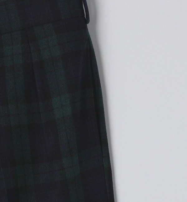 SHIPS「BERNARD ZINS: H8 ウール ブラックウォッチ スラックス」|スラックス|