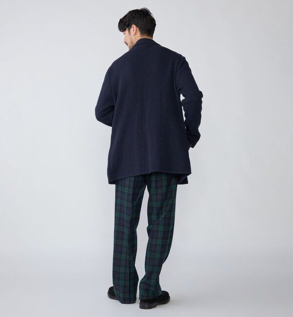 SHIPS「BERNARD ZINS: H8 ウール ブラックウォッチ スラックス」|スラックス|