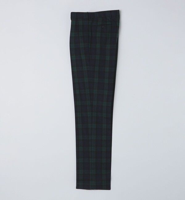 SHIPS「BERNARD ZINS: H8 ウール ブラックウォッチ スラックス」|スラックス|