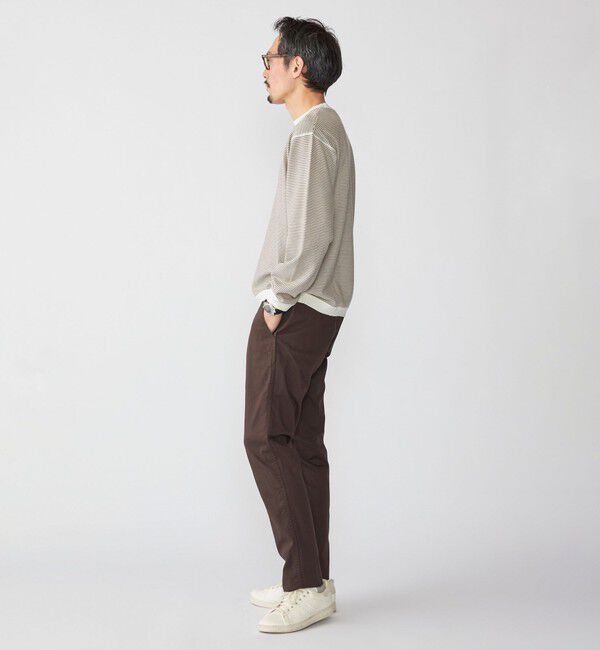 SHIPS「SHIPS:〈洗濯機可能〉14ゲージ マイクロボーダー ウール スウェット ニット」|ニット・セーター|