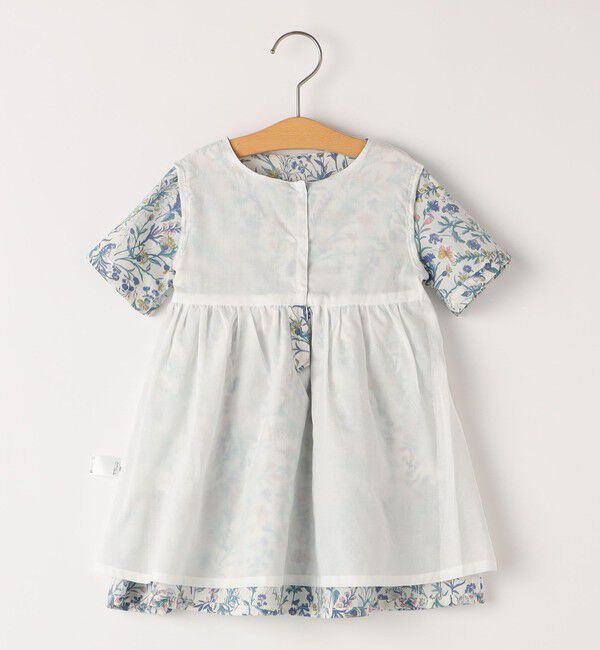 SHIPS KIDS「SHIPS KIDS:80～90cm / リバティ 半袖 ワンピース」|ワンピース|