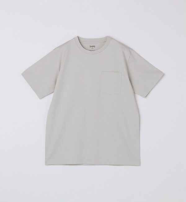SHIPS Colors 「SHIPS Colors:〈接触冷感〉シルケット コットン クルーネック TEE◇」|Tシャツ・カットソー|