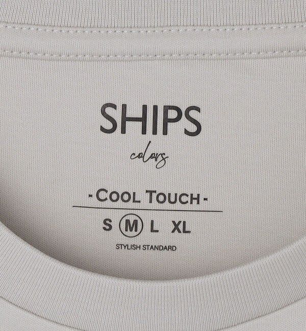 SHIPS Colors 「SHIPS Colors:〈接触冷感〉シルケット コットン クルーネック TEE◇」|Tシャツ・カットソー|