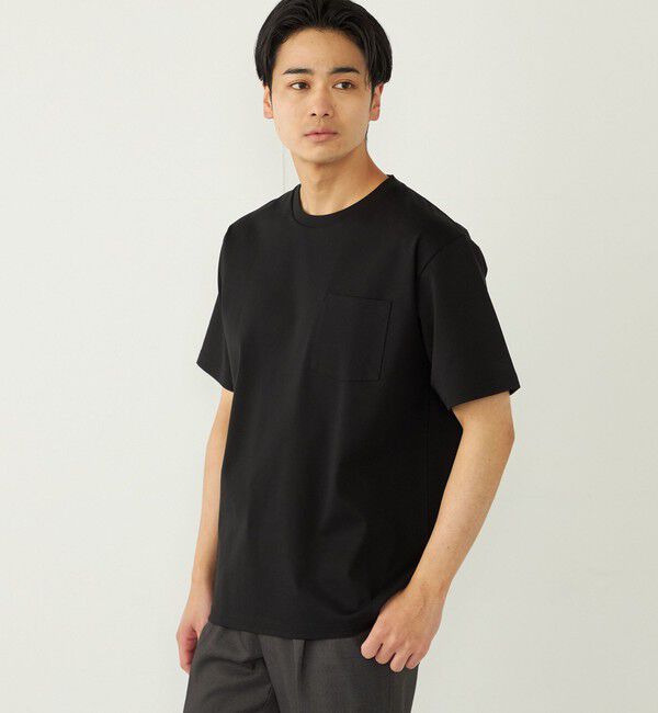 SHIPS Colors 「SHIPS Colors:〈接触冷感〉シルケット コットン クルーネック TEE◇」|Tシャツ・カットソー|