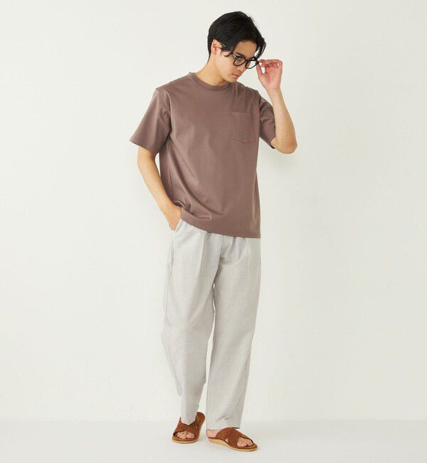 SHIPS Colors 「SHIPS Colors:〈接触冷感〉シルケット コットン クルーネック TEE◇」|Tシャツ・カットソー|