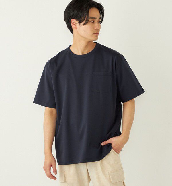 SHIPS Colors 「SHIPS Colors:〈接触冷感〉シルケット コットン クルーネック TEE◇」|Tシャツ・カットソー|