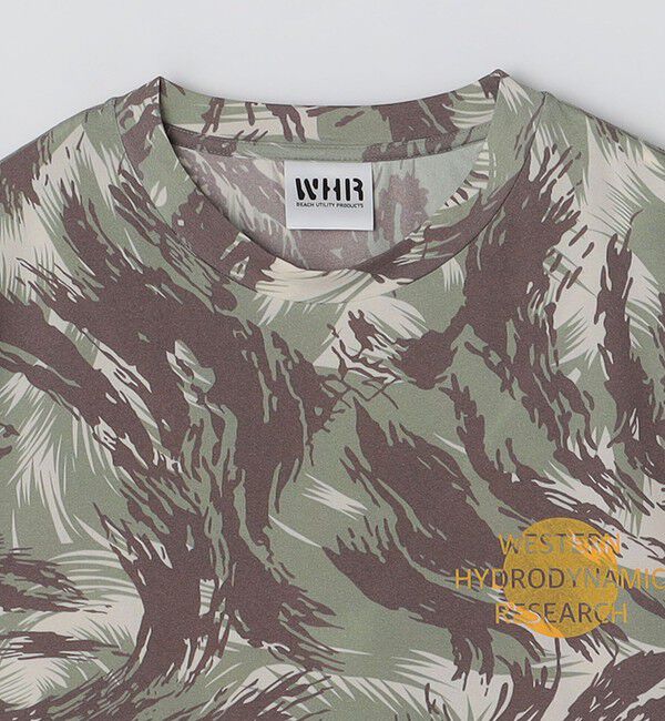SHIPS「western hydrodynamic research: RASH GUARD L/S CAMO」|Tシャツ・カットソー|