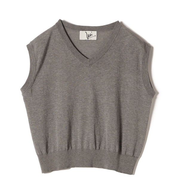 SHIPS for women「Wai＋:〈手洗い可能〉Vネック ベスト」|ニット・セーター|