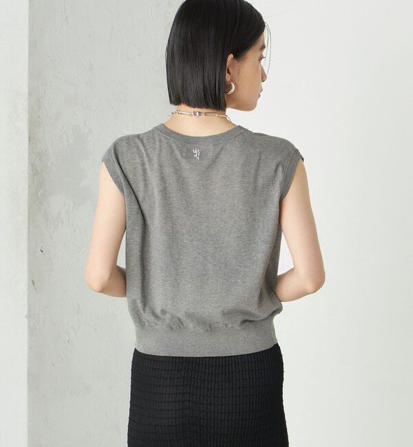 SHIPS for women「Wai＋:〈手洗い可能〉Vネック ベスト」|ニット・セーター|