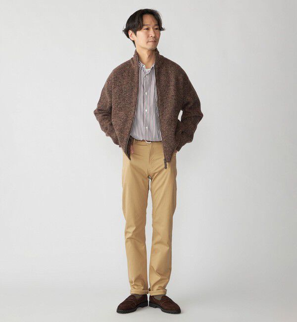 SHIPS「SHIPS: コンパクト ストレッチ 5ポケット パンツ」|チノ|