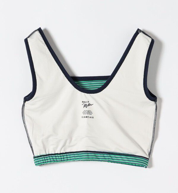 SHIPS any「Miller:〈手洗い可能〉マルチボーダー スイムウェア 2点セット」|ビキニ|