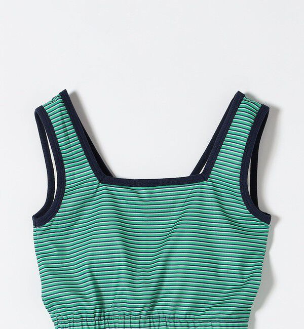 SHIPS any「Miller:〈手洗い可能〉マルチボーダー スイムウェア 2点セット」|ビキニ|