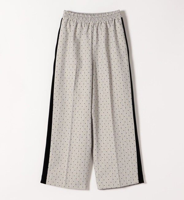 quaranciel「quaranciel:〈洗濯機可能〉フロッキー ドット ストライプ ライン イージー パンツ」|その他|