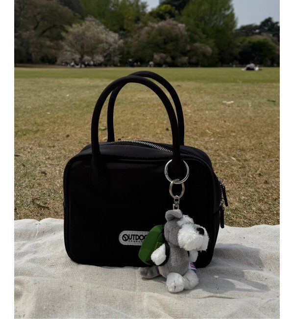 OUTDOOR PRODUCTS Usual Things「NICI(ニキ)/キーホルダー ラビット ペッシュ10cm+リュック ピンク/OUTDOOR PRODUCTS」|キーケース|