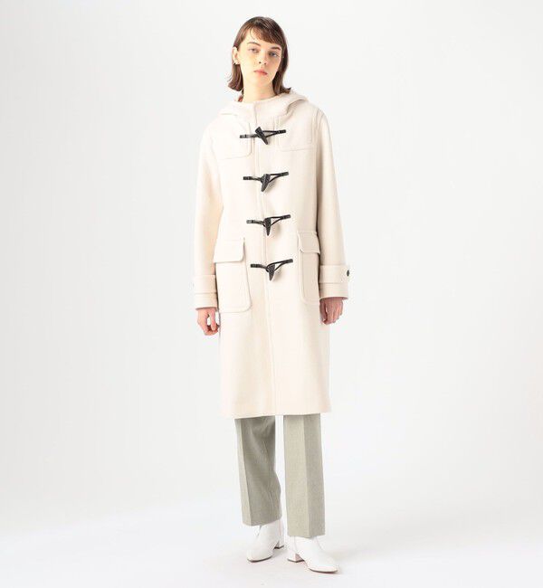 マカフィー　ウールメルトン　ロング丈　　ダッフルコート　アイボリー Amazon.co.jp: [マカフィー] レディース ウールメルトン ロング