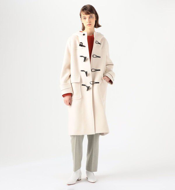 ※ハムさま専用　【MACPHEE】ウールメルトンホワイトダッフルコート ウールメルトン ダッフルコート（MACPHEE）｜ルミネのファッション通販