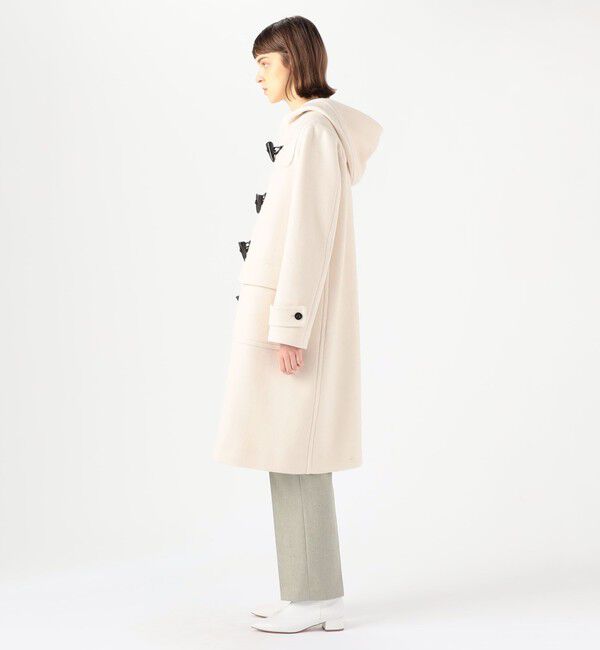 752 マカフィー ロングダッフルコート ウールメルトン アイボリー 34 Amazon.co.jp: [マカフィー] レディース ウールメルトン ロング