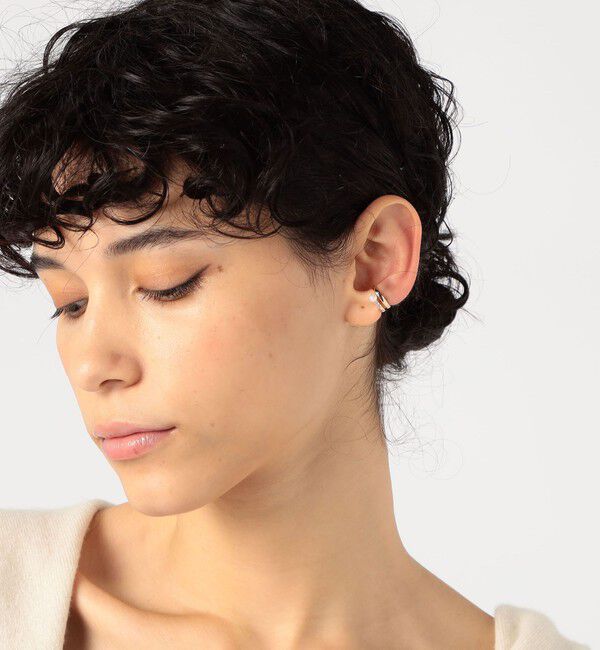 TOMORROWLAND GOODS「【別注】Hirotaka&times;TOMORROWLAND パールダイヤ ダブルイヤーカフ」|イヤーカフ|