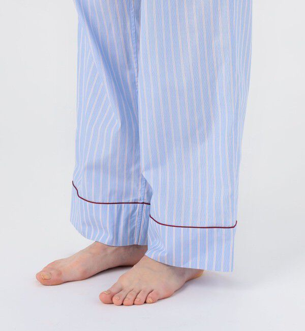 TOMORROWLAND HOME「コットンブロードストライプ パジャマ（ウィメンズ）」|ルームウェア|