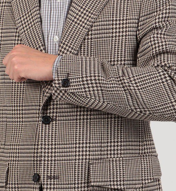 TOMORROWLAND MENS「コットンポリエステルリネン シューティングジャケット」|テーラードジャケット|