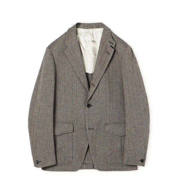 TOMORROWLAND MENS「コットンポリエステルリネン シューティングジャケット」|テーラードジャケット|68 ネイビー系