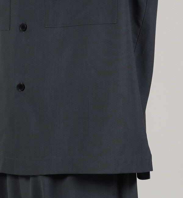 TOMORROWLAND MENS「ポリエステルウールポプリン オープンカラーシャツ」|シャツ・ブラウス|