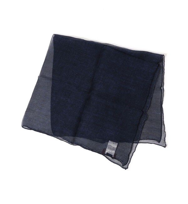 TOMORROWLAND GOODS「REGAGLIA シルク スカーフ」|バンダナ・スカーフ|69 ネイビー