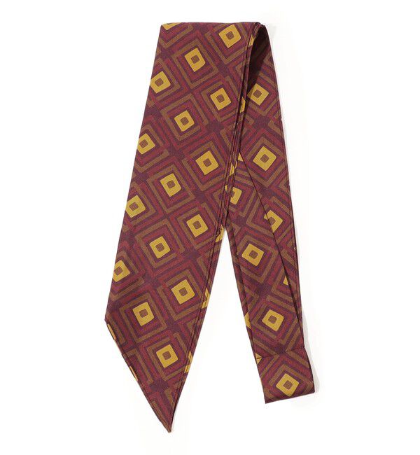 TOMORROWLAND GOODS「TOMORROWLAND シルク スカーフ」|バンダナ・スカーフ|76 パープル系