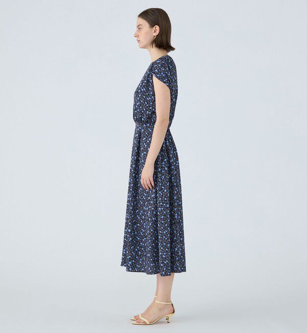 Ballsey「レジェフラワープリント ギャザートップワンピース」|ワンピース|