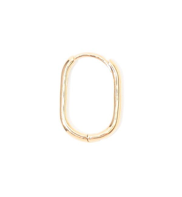 TOMORROWLAND GOODS「Metier Oval Clicker Hoop 片耳ピアス」|ピアス|