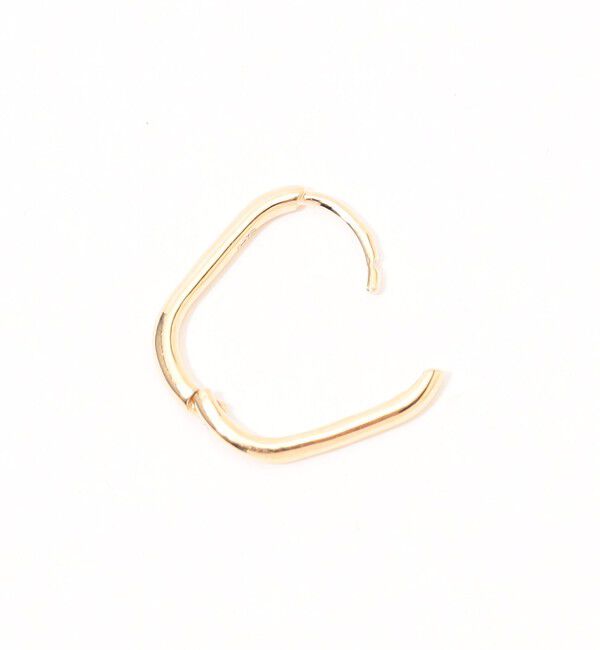 TOMORROWLAND GOODS「Metier Oval Clicker Hoop 片耳ピアス」|ピアス|
