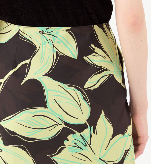 Ballsey「ビビフラワープリント マーメイドスカート」|フレア|