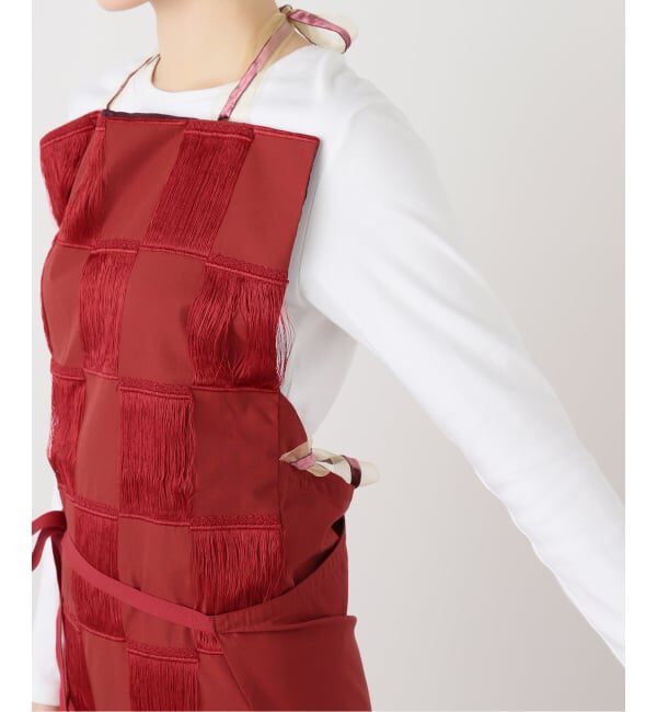  「PONTI CHECKERD PATERN EMBROIDERY DRESS PO2R008：ワンピース」|ワンピース|