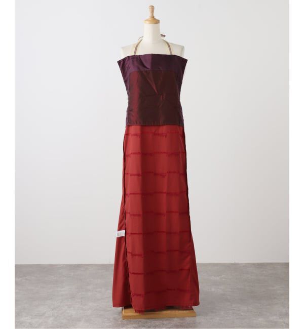  「PONTI CHECKERD PATERN EMBROIDERY DRESS PO2R008：ワンピース」|ワンピース|