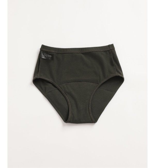 EMILYWEEK「【RESET】オーガニックコットン混 吸水ショーツ（グレー、グリーン）」|インナー|