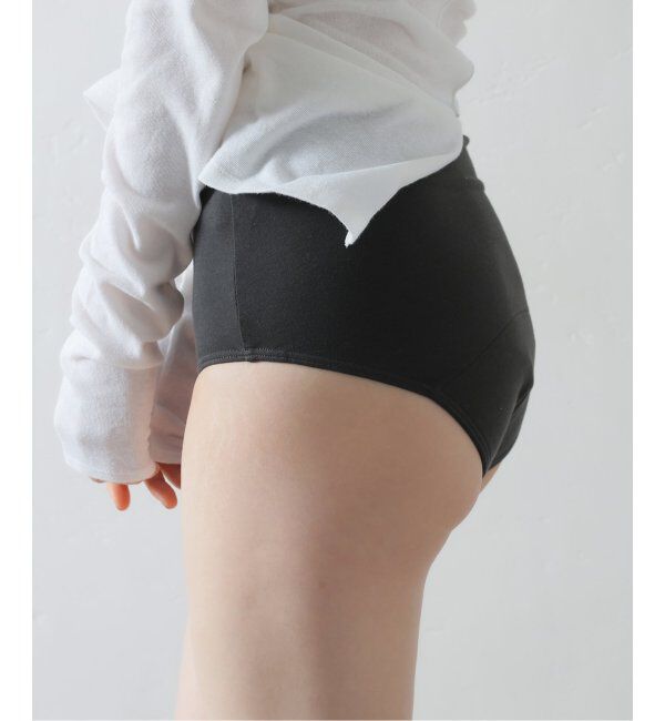 EMILYWEEK「【RESET】オーガニックコットン混 吸水ショーツ（グレー、グリーン）」|インナー|