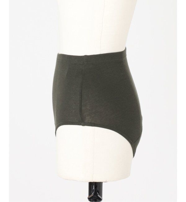 EMILYWEEK「【RESET】オーガニックコットン混 吸水ショーツ（グレー、グリーン）」|インナー|