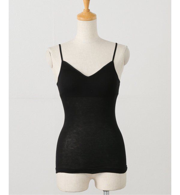 Plage「SOUPLE LUZ/スープレルース BRA PAT キャミソール」|インナー|ブラック