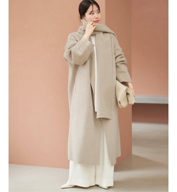 美品✨️24AW プラージュ　ハミルトンストール　リバーコート　ウール　サイズ36 追加》ハミルトン ストール コート（Plage）｜ルミネのファッション