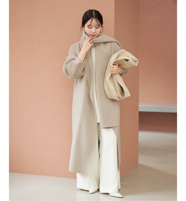 Plage ハミルトン ストール コート 38サイズ グレー ロング コクーン 追加》ハミルトン ストール コート（Plage）｜ルミネのファッション