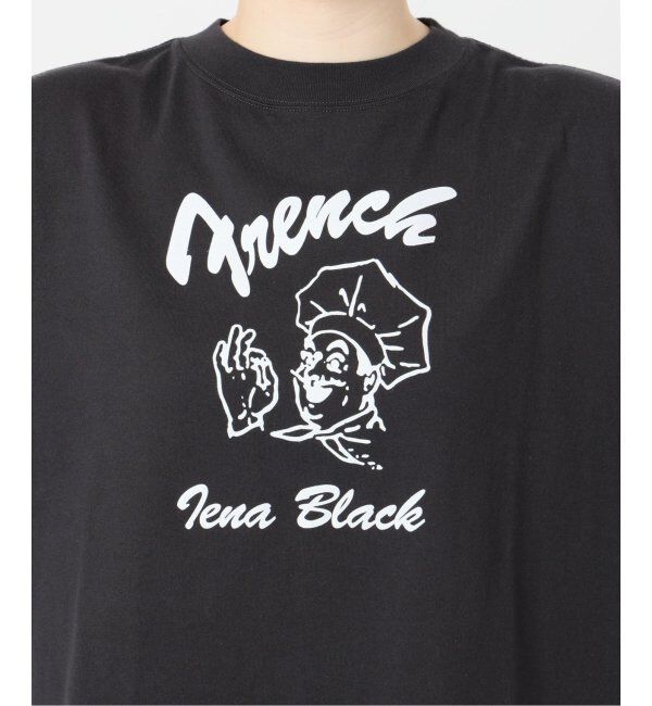 IENA「BLACK フレンチクック Tシャツ」|Tシャツ・カットソー|