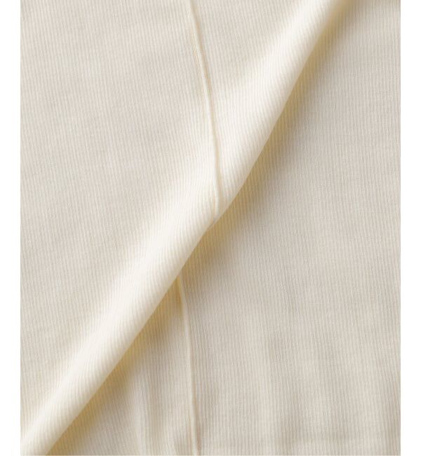 IENA LA BOUCLE「HAKUJI/ハクジ Sheer rib ロングスリーブプルオーバー H232550」|Tシャツ・カットソー|