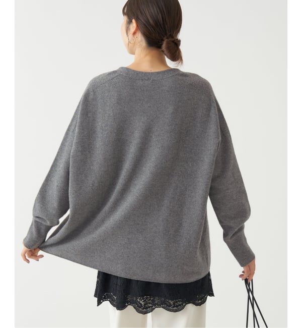 追加》Fineニュージーウール ニュアンス Vプルオーバー（IENA