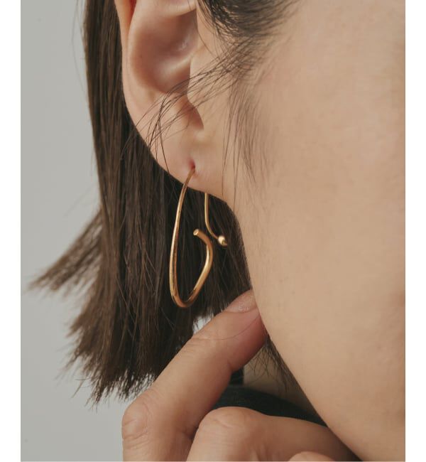 IENA「BAR Jewellery/バージュエリー COVE PIERCE ピアス(両耳)」|ピアス|