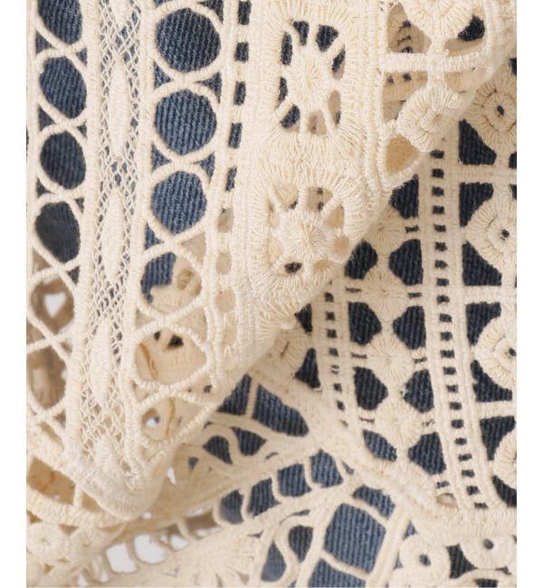 IENA LA BOUCLE「アシメレースラップスカート」|スカート|