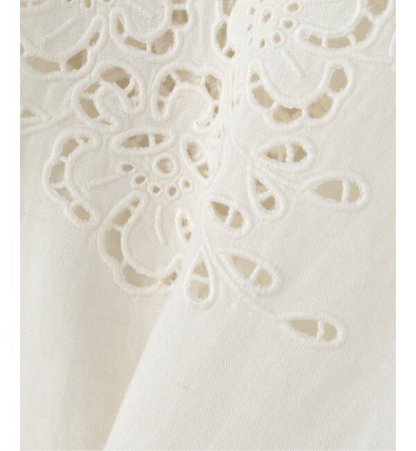 IENA LA BOUCLE「SEA NEW YORK/シー ニューヨーク LULA EMBROIDERY S/SLV TOP PF25-016」|シャツ・ブラウス|