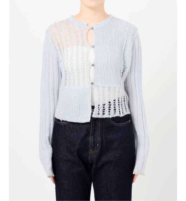 SLOBE IENA「tyn.TGOR/トゴール グリッターモヘヤカーディガン TG5A-J0202」|カーディガン|