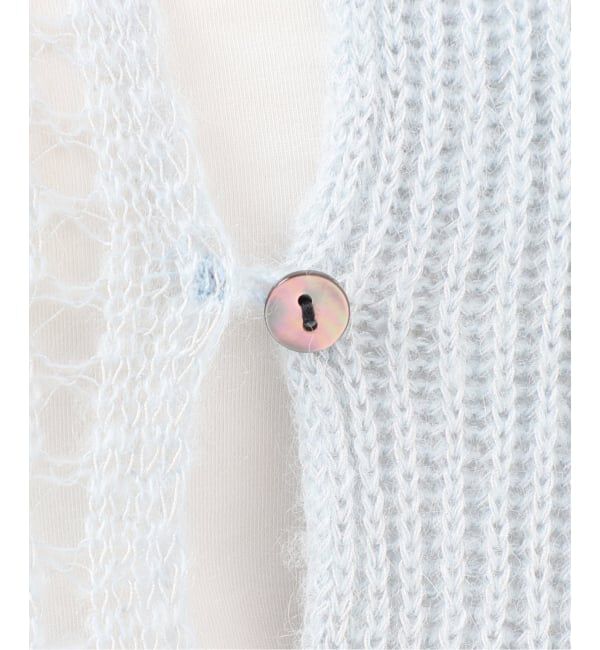 SLOBE IENA「tyn.TGOR/トゴール グリッターモヘヤカーディガン TG5A-J0202」|カーディガン|