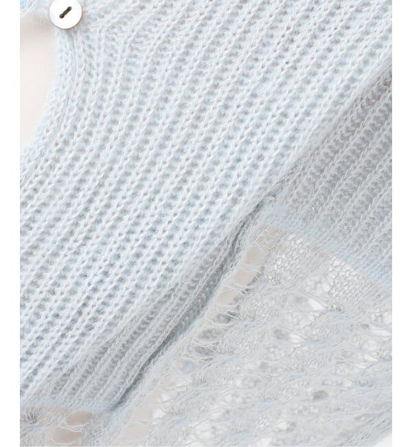 SLOBE IENA「tyn.TGOR/トゴール グリッターモヘヤカーディガン TG5A-J0202」|カーディガン|