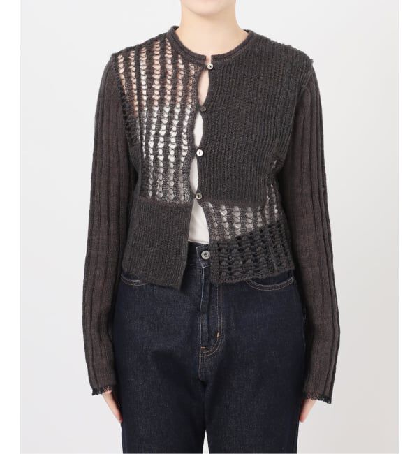 SLOBE IENA「tyn.TGOR/トゴール グリッターモヘヤカーディガン TG5A-J0202」|カーディガン|